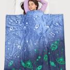 Cobertor iBune Glow in The Dark Blue 130 x 150 cm para crianças