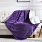 Cobertor Impermeável Yaning para Cama e Sofá - Cor Roxo Escuro