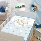 Cobertor Infantil Bebê Le Petit Hipoalergênico Microfibra Baby Colibri Jolitex Nome Do Desenho:Cachorrinho Azul
