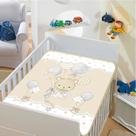 Cobertor Infantil Bebê Le Petit Hipoalergênico Microfibra Baby Colibri Jolitex Nome Do Desenho:Ursinho No Balanço Bege