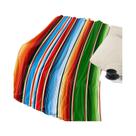 Cobertor Infantil Com Listras Mexicanas Coloridas, Macio E Quente, Flanela, Colcha Para Sofá,