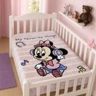 Cobertor Infantil Raschel Bebê Antialérgico Disney Mickey Minnie 1,10 x 90cm - Joliex Ternille Baby Nome Do Desenho:Minn