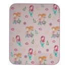 Cobertor infantil sereia - 90 x 1,10 - rosa - jolitex