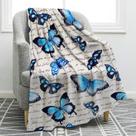 Cobertor Jekeno 127x152cm Soft Warm 650g Butterfly Throw