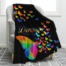 Cobertor Jekeno Colorful Butterfly Comfort Warm Soft 150x200cm Cobertor Jekeno Colorful Butterfly Comfort Warm Soft 150x200cm