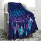 Cobertor Jekeno Feathers Dream Catcher Print 150x200cm