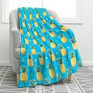 Cobertor Jekeno Plush Throw Pineapple 127x152 cm Travel
