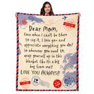 Cobertor Joiedomi Mom Flannel Throw 127x152 cm marrom