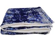 Cobertor Jolitex com Sherpa Casal Quixote Azul Cobertor Jolitex com Sherpa Casal Quixote Azul