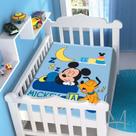 Cobertor Jolitex De Berço Mickey Azul Sonhando