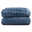 Cobertor King Altenburg Plush Desert Azul Balneario - 135011