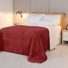 Cobertor KING dupla face sherpa manta fleece matelasse