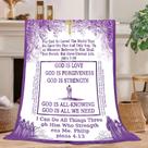 Cobertor Kitolwo Christian Jesus roxo ultramacio 150x200cm Cobertor Kitolwo Christian Jesus roxo ultramacio 150x200cm
