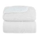 Cobertor laço bebê microfibra plush sherpam br 90cmx110cm
