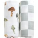 Cobertor LifeTree Muslin Swaddle 70% Bambu 120x120 cm