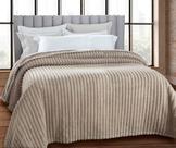 Cobertor Lili Katz 5D Wavy King Size 2,40x2,60m Cor Taupe Jolitex