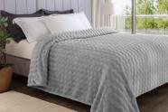 Cobertor Lili Katz 5SJ Fiamma King 2,20 m x 2,40 m Cinza Jolitex Cobertor Lili Katz 5SJ Fiamma King 2,20 m x 2,40 m Cinza Jolitex