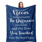 Cobertor Linxher Farewell Gifts 150 cm x 125 cm de flanela de microfibra