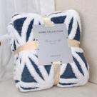 Cobertor LOMAO Sherpa Fleece Fuzzy Soft Throw 150x200cm Navy