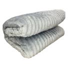 Cobertor luster - casal - cinza - corttex