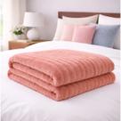Cobertor Luster Casal Quentinho Macio Antialérgico Cor Salmão Corttex