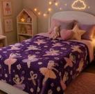 Cobertor Mágico Camesa Infantil Brilha No Escuro 150x220cm Aveludado