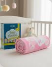 Cobertor Manta Bebe Menina Macio Flannel Feminino Rosa