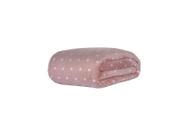Cobertor/Manta Blanket Vintage Poá Rosa Queen Kacyumara