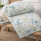 Cobertor Manta Canelado Soft Antialérgico 2,00x1,80m Floral