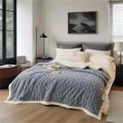 Cobertor Manta Casal Glamour Sherpa Dupla Face 1,90x2,10m