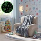 Cobertor manta infantil brilha no escuro 2x1,50 varias estampas