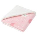 Cobertor Manta para Bebê Estampado com Sherpa Microfibra Antialérgico 80X86cm