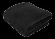 Cobertor manta preto toque de seda 1,50x2,20m solteiro - niazitex Cobertor manta preto toque de seda 1,50x2,20m solteiro - niazitex