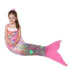 Cobertor Mermaid Tail Catalonia para meninas Unicorn Glow Dark