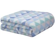 Cobertor Microfibra para Bebê Camesa - Azul
