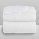 Cobertor Microfibra Plush Com Sherpa Branco - Laço Bebê Cobertor Microfibra Plush Com Sherpa Branco - Laço Bebê