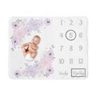 Cobertor Milestone Sweet Jojo Designs - Aquarela Floral