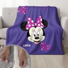 Cobertor Minnie Duplo Pele De Carneiro E Soft 155x240cm