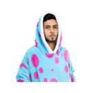 Cobertor Moletom Capuz Monstro S.A Sullivan Sulley Pixar Disney Juvenil Com Mangas Inverno Zona Criativa Licenciado Cor: