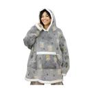 Cobertor Moletom Capuz Star Wars Baby Yoda Mandalorian Com Mangas Adulto Inverno Zona Criativa