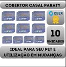 Cobertor Ober Paraty Com Design Liso De 190cm X 160cm Para Pet Kit com 10 uni