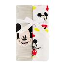 Cobertor para bebês Disney, pacote com 2 unidades de lã texturizada de pelúcia Mickey Mouse Cobertor para bebês Disney, pacote com 2 unidades de lã texturizada de pelúcia Mickey Mouse