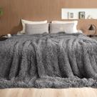 Cobertor Pawque Luxury Faux Fur Supersoft 230x230cm cinza