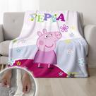 Cobertor Peppa Pig Infantil Duplo Pele De Carneiro 155x240cm