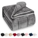 Cobertor pesado Wemore Sherpa Fleece para adulto 6,8 kg 122 x 183 cm