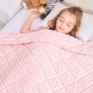 Cobertor pesado yescool Kid 2,27 kg Microfibra 36x48cm Rosa