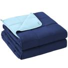 Cobertor pesado yescool para adultos 9,07 kg (60 x 80 cm) azul marinho e azul