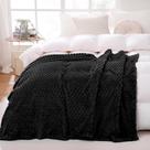 Cobertor Puncuntex Black Fuzzy Jacquard Flannel 130x180cm