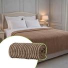 Cobertor Queen Corttex London Flannel Soft Premium 1,80m x 2,20m Toque Aveludado, Alta Retenção de Calor, Antipilling, Hipoalergênico