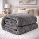 Cobertor Queen Corttex Super Soft 500 Alta Gramatura Microfibra Toque de Seda Grosso Volumoso Pesado
